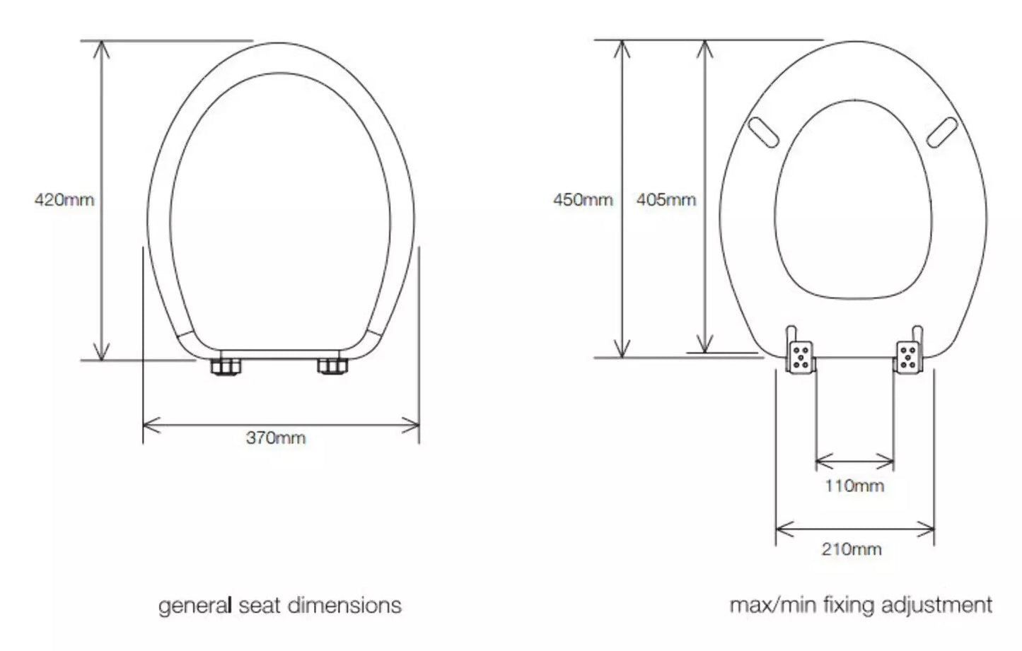 Roper Rhodes Axis Toilet Seat Antique Pine Effect, Soft Close, Adjustable Hinges