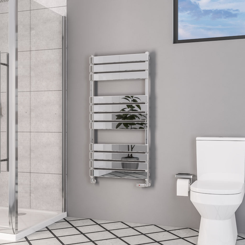 Eastbrook Deddington Chrome Designer Towel Rail 1200mm x 600mm 89.0804