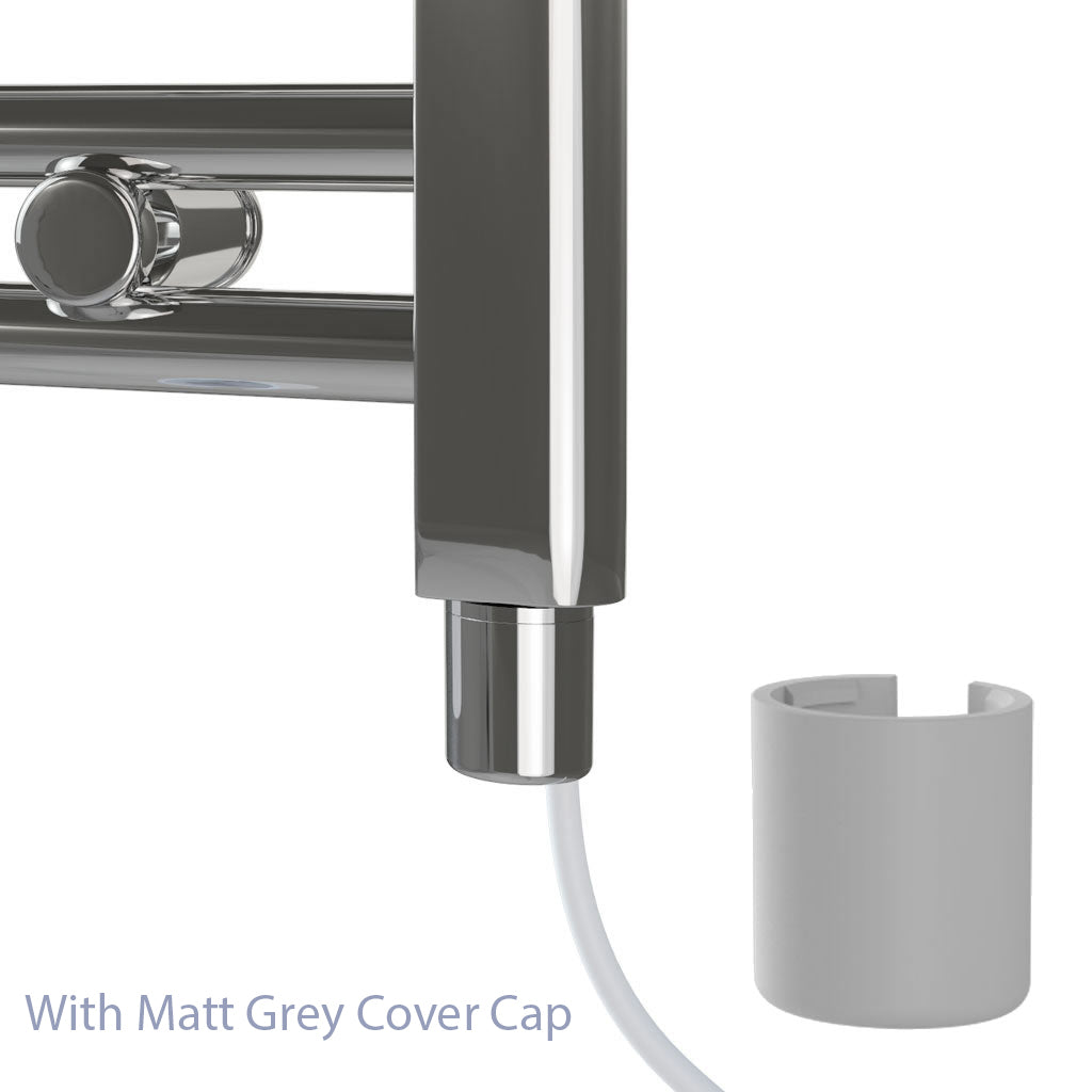 Eastbrook Wingrave Electric Straight Matt Grey Towel Rail 1800mm x 300mm 89.1435-ELE-8.018-8.027