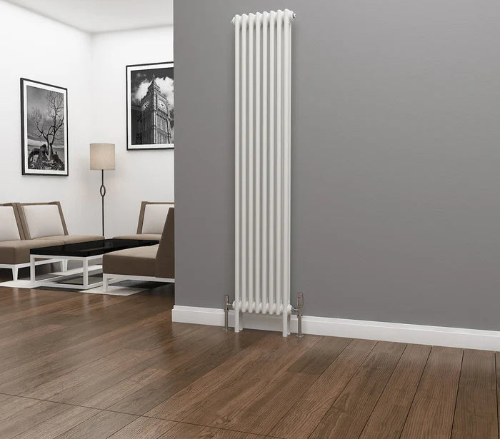 Eastgate Lazarus White Vertical 3 Column Radiator 1800mm x 609mm