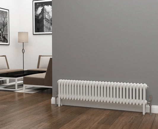 Eastgate Lazarus White Horizontal 2 column Rad 600mm x 1419mm