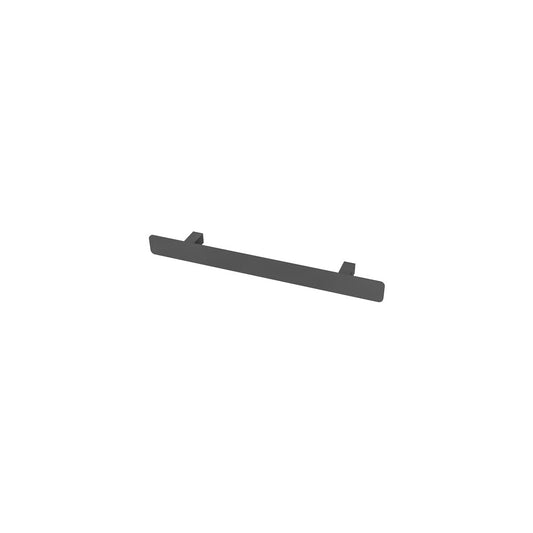 Eastbrook Withington Single Flat Style Matt Anthracite Towel Hanger 470mm