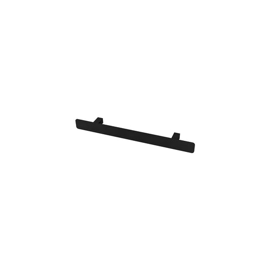 Eastbrook Withington Single Flat Style Matt Black Towel Hanger 470mm