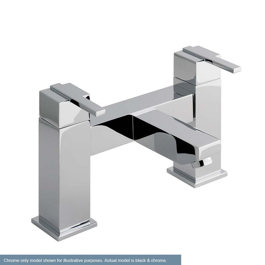 Eastbrook Prado 600 Black and Chrome Bath Filler Tap