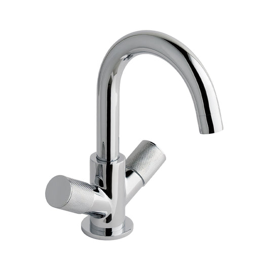 Eastbrook Prado Cylinder Chrome Mono Basin Mixer Tap - Inc Waste