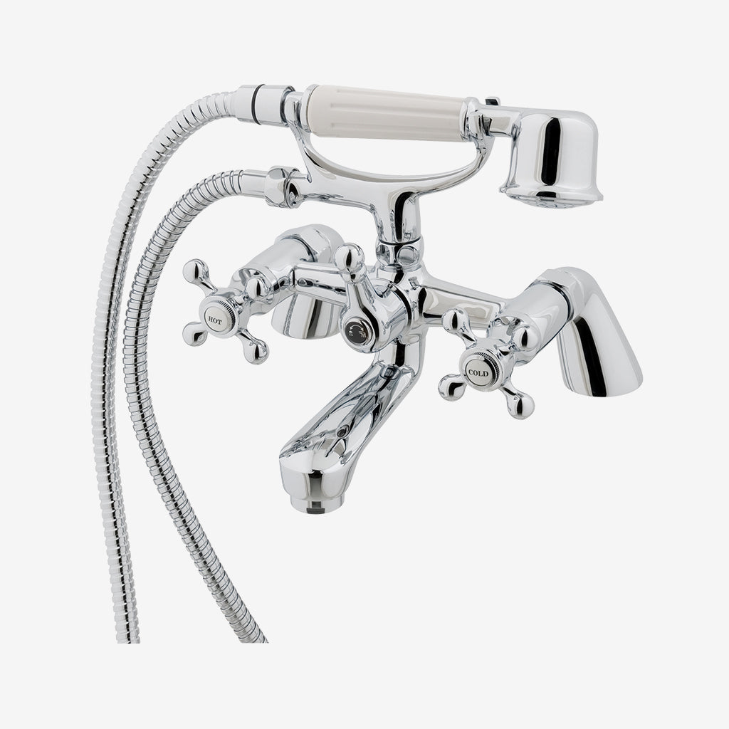 Eastbrook Stenhouse Chrome Luxury Bath Shower Mixer Tap - Inc Kit