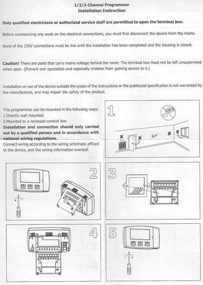 Honeywell Thermostat Center Central Heating Controller