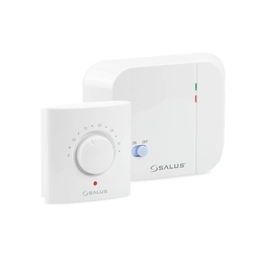 Salus Wireless RF Central Heating Room Thermostat and Receiver