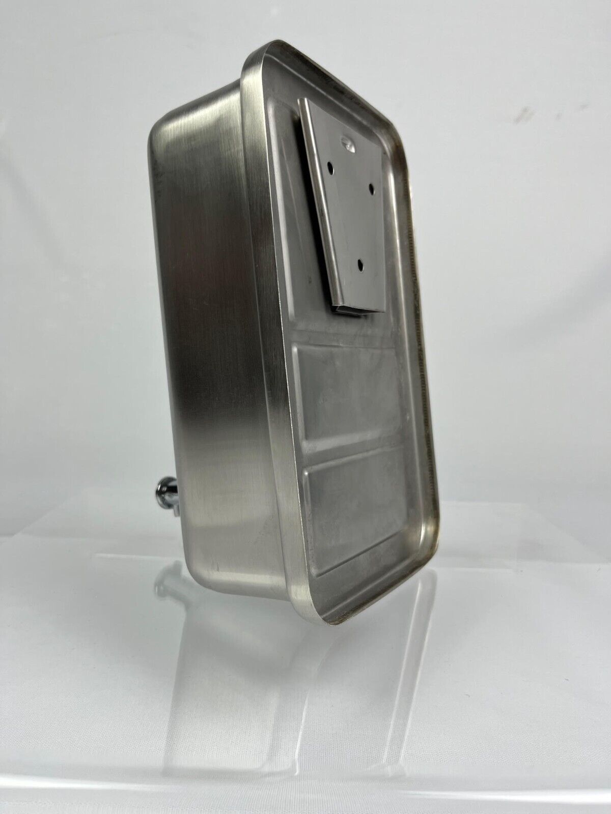 Saneux Stainless Steel Wall Mounted Soap Dispenser Side Image 11 SH01013