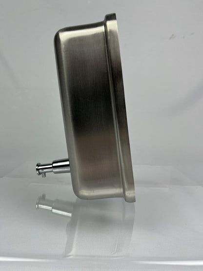 Saneux Stainless Steel Wall Mounted Soap Dispenser Side Image 12 SH01013