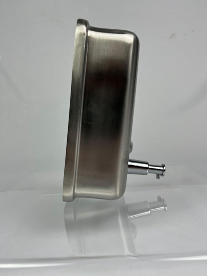 Saneux Stainless Steel Wall Mounted Soap Dispenser Side Image 1 SH01013