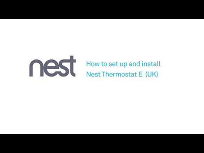 Google Nest Thermostat E Smart Home Energy Saving