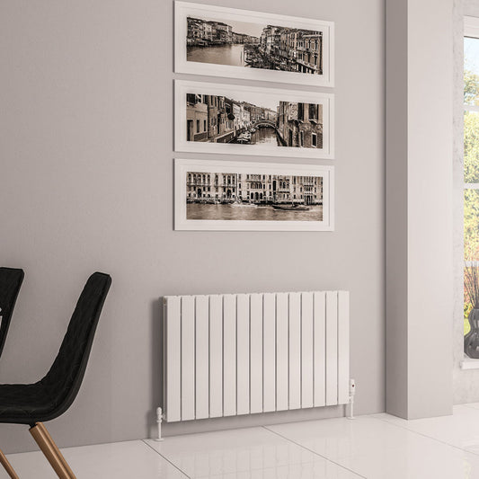 Eastbrook Addington Electric Gloss White Type 20 Vertical or Horizontal Designer Radiator 600mm x 1032mm 91.0142-ELE