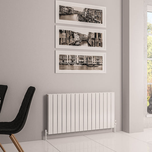 Eastbrook Addington Electric Gloss White Type 20 Vertical or Horizontal Designer Radiator 600mm x 1180mm 91.0143-ELE