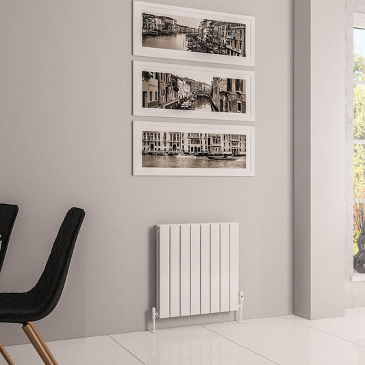 Eastbrook Addington Electric Gloss White Type 20 Vertical or Horizontal Designer Radiator 600mm x 588mm 91.0139-ELE
