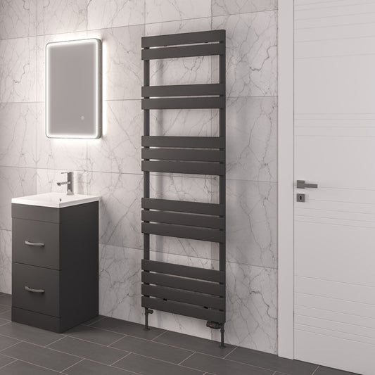 Eastbrook Addington Electric Matt Anthracite Type 10 Designer Towel Rail 1750mm x 600mm 91.0078-ELE