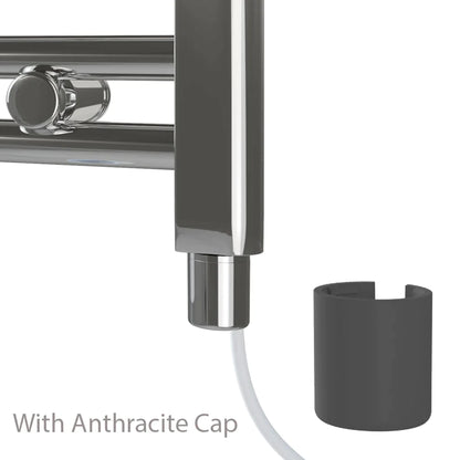 Eastbrook Addington Electric Matt Anthracite Type 10 Designer Towel Rail 790mm x 600mm 91.0076-ELE-8.018-8.029