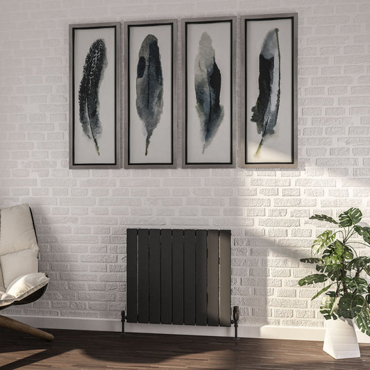 Eastbrook Addington Electric Matt Anthracite Type 10 Vertical or Horizontal Designer Radiator 600mm x 662mm 91.0148-ELE