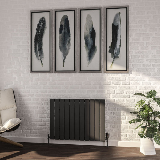 Eastbrook Addington Electric Matt Anthracite Type 10 Vertical or Horizontal Designer Radiator 600mm x 810mm 91.0149-ELE
