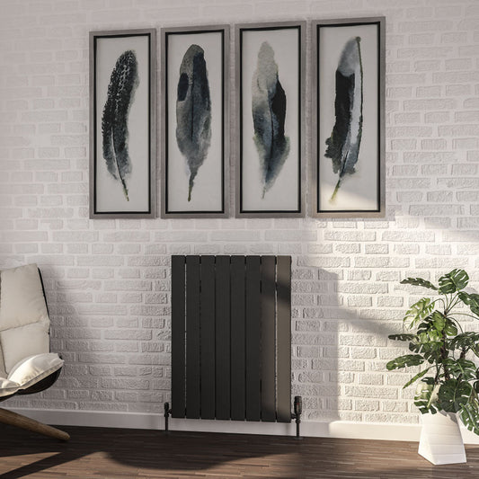 Eastbrook Addington Electric Matt Anthracite Type 10 Vertical or Horizontal Designer Radiator 800mm x 588mm 91.0023-ELE