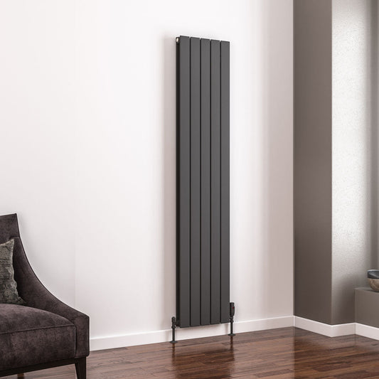 Eastbrook Addington Electric Matt Anthracite Type 20 Vertical or Horizontal Designer Radiator 1800mm x 366mm 91.0039-ELE