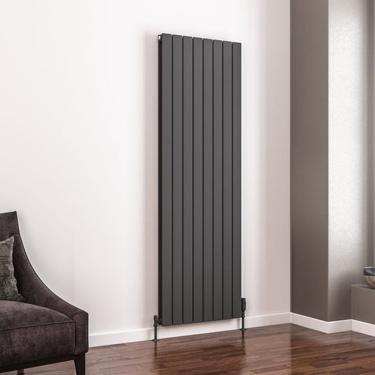 Eastbrook Addington Electric Matt Anthracite Type 20 Vertical or Horizontal Designer Radiator 1800mm x 588mm 91.0042-ELE