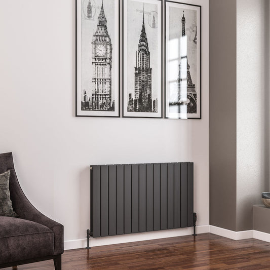 Eastbrook Addington Electric Matt Anthracite Type 20 Vertical or Horizontal Designer Radiator 600mm x 1032mm 91.0160-ELE