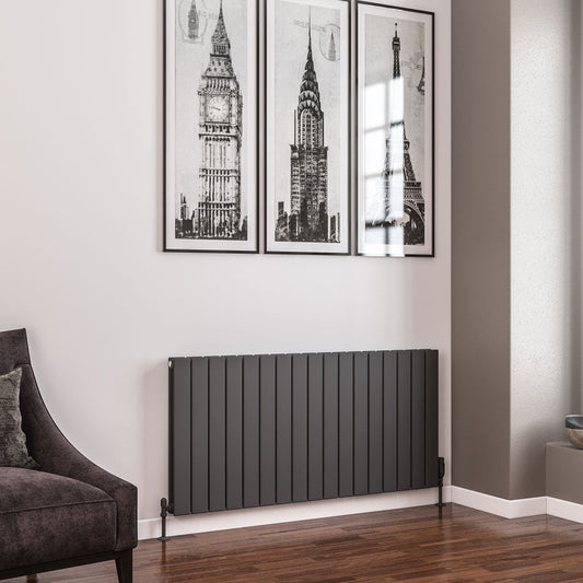 Eastbrook Addington Electric Matt Anthracite Type 20 Vertical or Horizontal Designer Radiator 600mm x 1254mm 91.0162-ELE