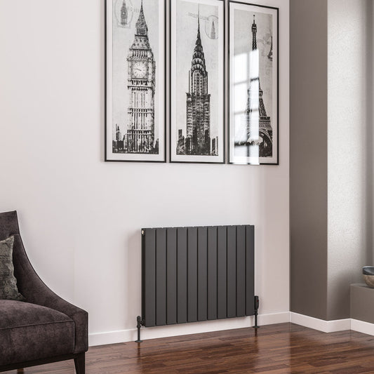 Eastbrook Addington Electric Matt Anthracite Type 20 Vertical or Horizontal Designer Radiator 600mm x 810mm 91.0159-ELE
