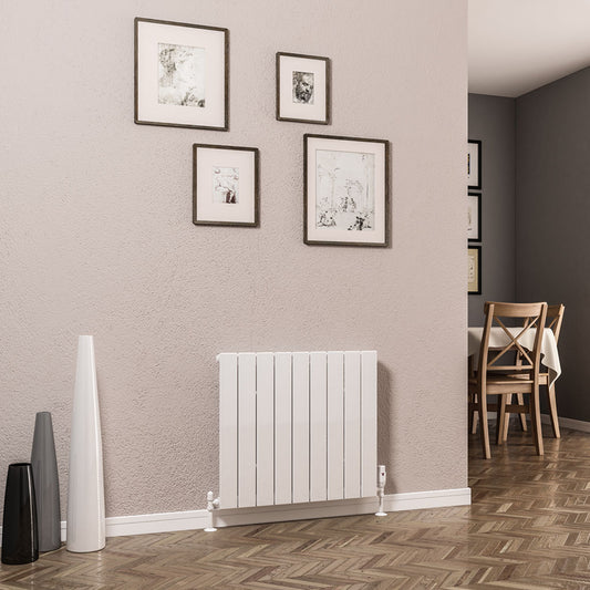 Eastbrook Addington Gloss White Type 10 Vertical or Horizontal Designer Radiator 600mm x 662mm 91.0130