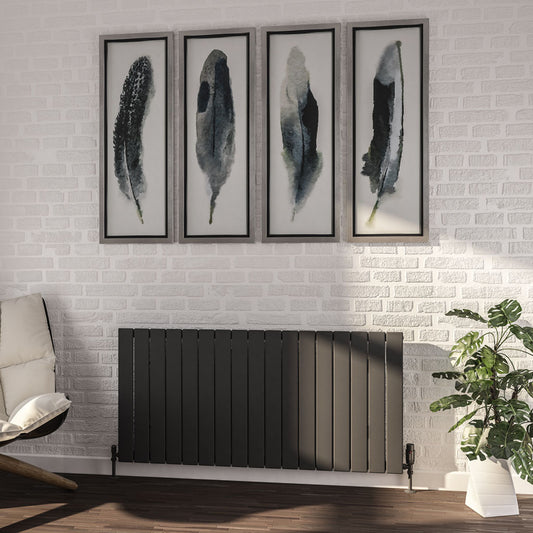 Eastbrook Addington Matt Anthracite Type 10 Vertical or Horizontal Designer Radiator 600mm x 1254mm 91.0152