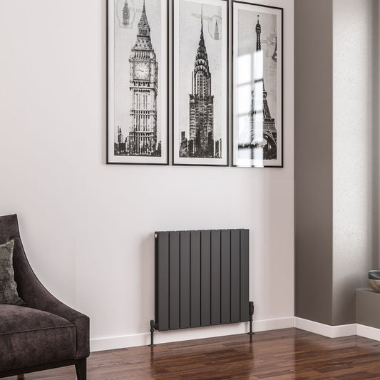 Eastbrook Addington Matt Anthracite Type 20 Vertical or Horizontal Designer Radiator 600mm x 662mm 91.0158