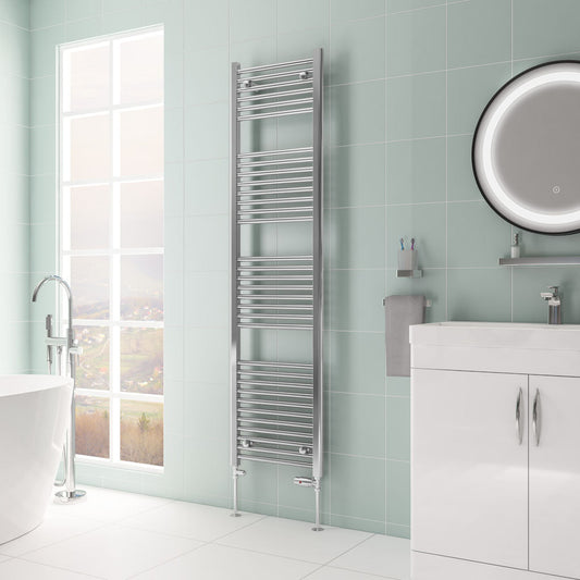 Eastbrook Biava Electric Hidden Vent Straight Chrome Towel Rail 1720mm x 450mm 61.0081-ELE