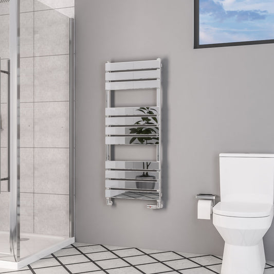 Eastbrook Deddington Chrome Designer Towel Rail 1200mm x 500mm 89.0803