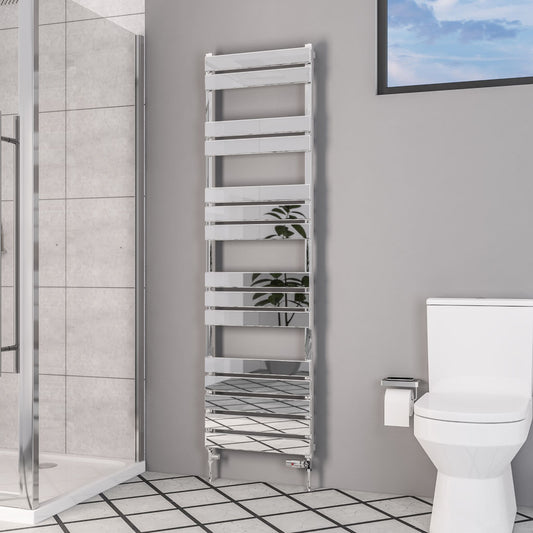 Eastbrook Deddington Chrome Designer Towel Rail 1800mm x 500mm 89.0805