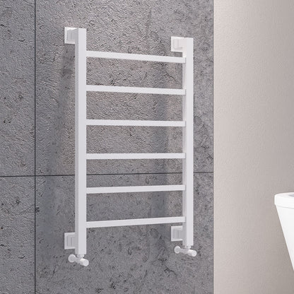 Eastbrook Loxley Electric Matt White Designer Towel Rail 1200mm x 600mm 61.0041-ELE