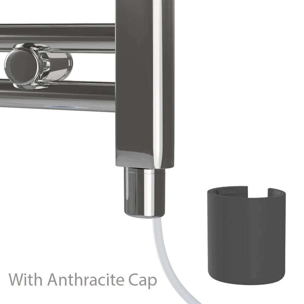 Eastbrook Rowsham Electric Matt Anthracite Designer Towel Rail 1200mm x 500mm 89.1396-ELE-8.019-8.029