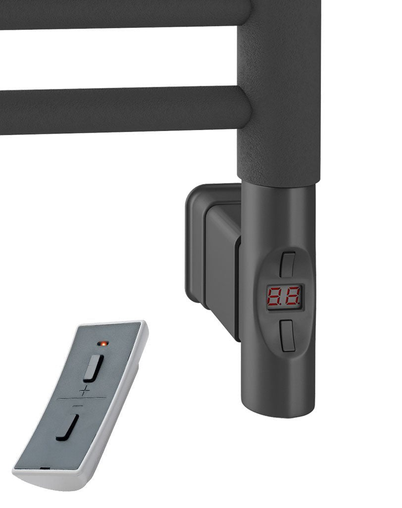 Eastbrook Rowsham Electric Matt Anthracite Designer Towel Rail 800mm x 500mm 89.1394-ELE-8.370