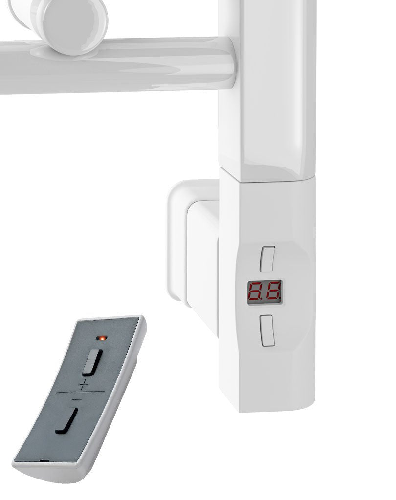 Eastbrook Santero Electric Gloss White Designer Towel Rail 1200mm x 600mm 89.1307-ELE-8.485