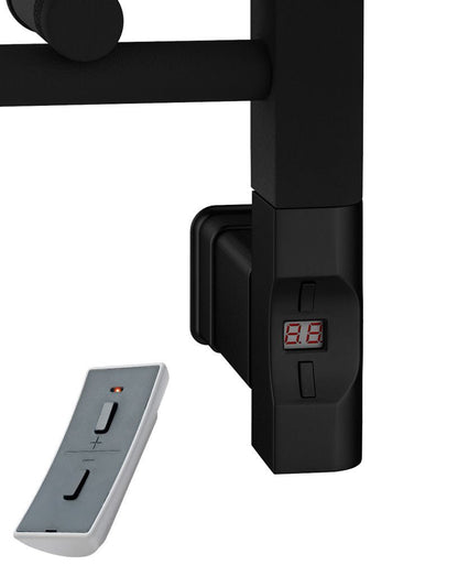 Eastbrook Santero Electric Matt Black Designer Towel Rail 1800mm x 600mm 89.1321-ELE-8.350