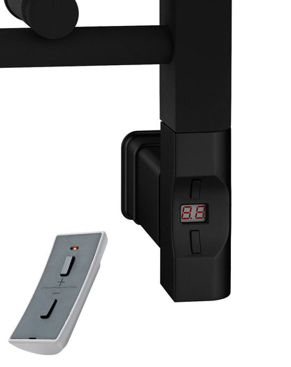 Eastbrook Santero Electric Matt Black Designer Towel Rail 1800mm x 600mm 89.1321-ELE-8.495