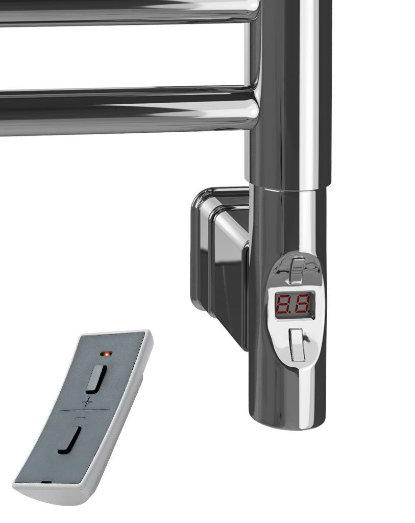 Eastbrook Staverton Electric Straight Chrome Tube on Tube Designer Towel Rail 600mm x 400mm 41.0181-ELE-8.354