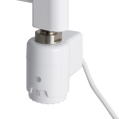 Eastbrook Staverton Electric Straight Gloss White Tube on Tube Designer Towel Rail 1200mm x 400mm 41.0191-ELE-8.035