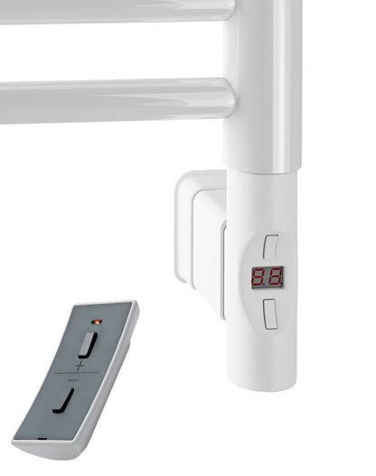 Eastbrook Staverton Electric Straight Gloss White Tube on Tube Designer Towel Rail 1200mm x 400mm 41.0191-ELE-8.505