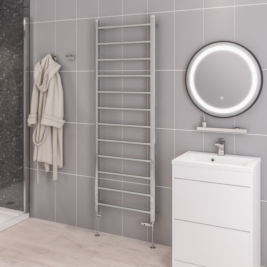 Eastbrook Tuscan Electric Straight Chrome Towel Rail 1750mm x 600mm 41.0313-ELE