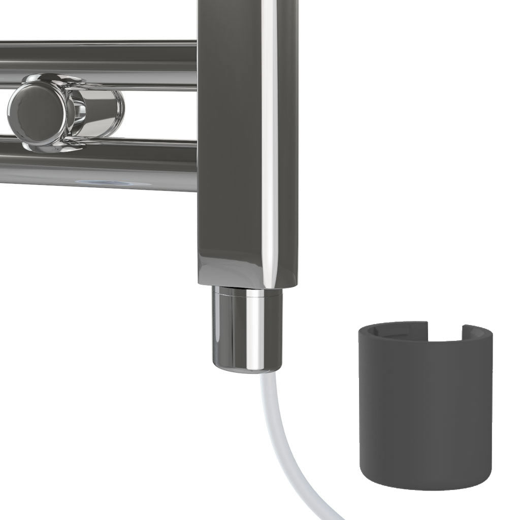 Eastbrook Wingrave Electric Straight Matt Anthracite Towel Rail 1200mm x 600mm 89.0080-ELE-8.018-8.029